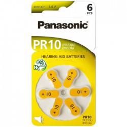 Panasonic PR10H acoustic baterijos klausos aparatams